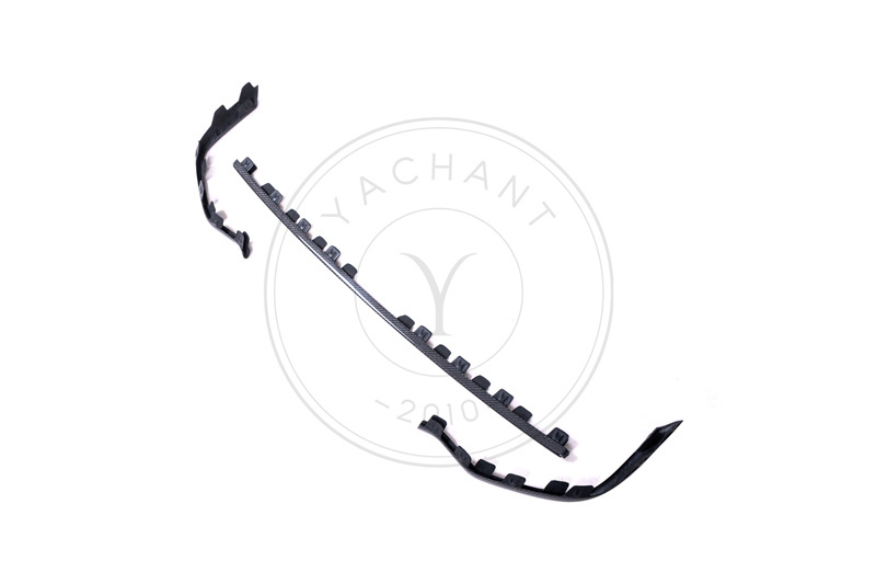 OEM Style Carbon Fiber Rear Bumper Garnish Trim Strip for 2017-2022 Audi RS4 B9 B9.5 Avant RS01R