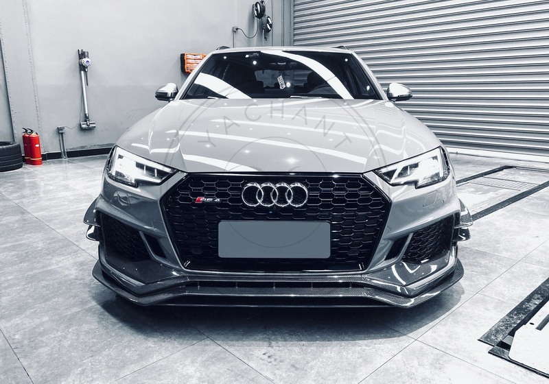 RS01R  Carbon Fiber Front Lip 2020-2022 Audi RS4 B9.5 Avant