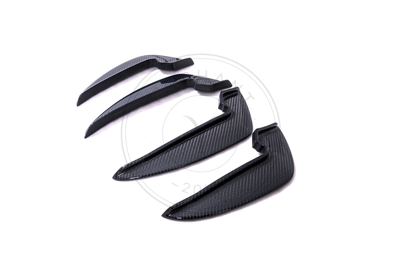 RS01R Carbon Fiber Front Bumper Canards for 2020-2022 Audi RS4 B9.5 Avant