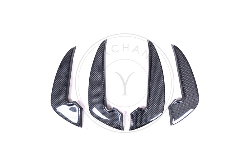 RS01R Carbon Fiber Front Bumper Canards for 2020-2022 Audi RS4 B9.5 Avant
