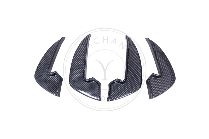 RS01R Carbon Fiber Front Bumper Canards for 2020-2022 Audi RS4 B9.5 Avant
