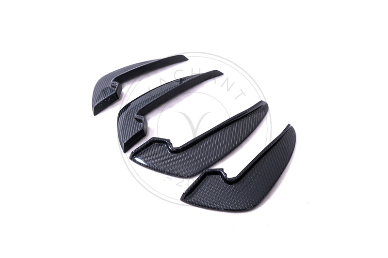 RS01R Carbon Fiber Front Bumper Canards for 2020-2022 Audi RS4 B9.5 Avant