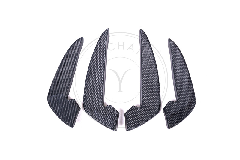 RS01R Carbon Fiber Front Bumper Canards for 2020-2022 Audi RS4 B9.5 Avant