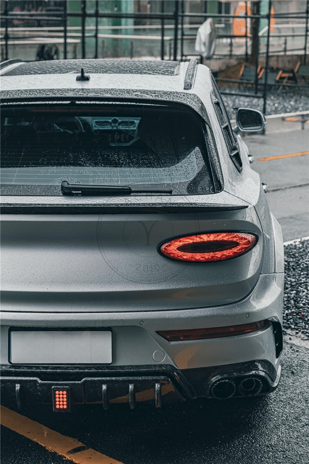 MSY Style Dry Carbon Fiber Rear Spoiler for 2015-2019 Bentley Bentayga