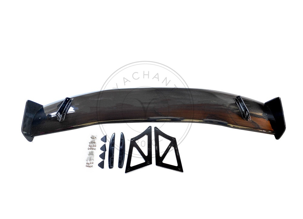 Type 8V VTX Type-2 Style Carbon Fiber 1600mm GT Wing for 13-20 Audi RS3 S3 A3 S-Line Sedan (Side Mounts)