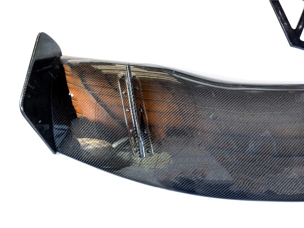 Type 8V VTX Type-2 Style Carbon Fiber 1600mm GT Wing for 13-20 Audi RS3 S3 A3 S-Line Sedan (Side Mounts)
