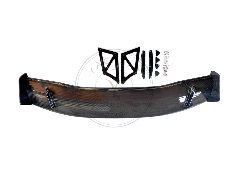 Type 8V VTX Type-2 Style Carbon Fiber 1600mm GT Wing for 13-20 Audi RS3 S3 A3 S-Line Sedan (Side Mounts)