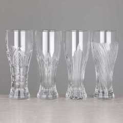 Wholesale Custom 10oz 15oz Premium Heavy Base Faceted Diamond-Pattern Clear Textured Pint Pilsner Beer Drinking Glasses,Оптовые поставки стеклянной посуды и производство индивидуальных свечных банок | Ruixin Glass,Wholesale Custom 10oz 15oz Premium Heavy Base Faceted Diamond-Pattern Clear Textured Pint Pilsner Beer Drinking Glasses