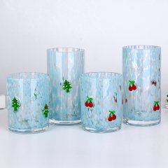 Vasos de cóctel personalizados con confeti, agua, vasos altos azules, vaso de cristal, logotipo de Kristall,Fabricante Mayorista de Artículos de Vidrio y Tarros de Vela Personalizados | Ruixin Glass,Vasos de cóctel personalizados con confeti, agua, vasos altos azules, vaso de cristal, logotipo de Kristall