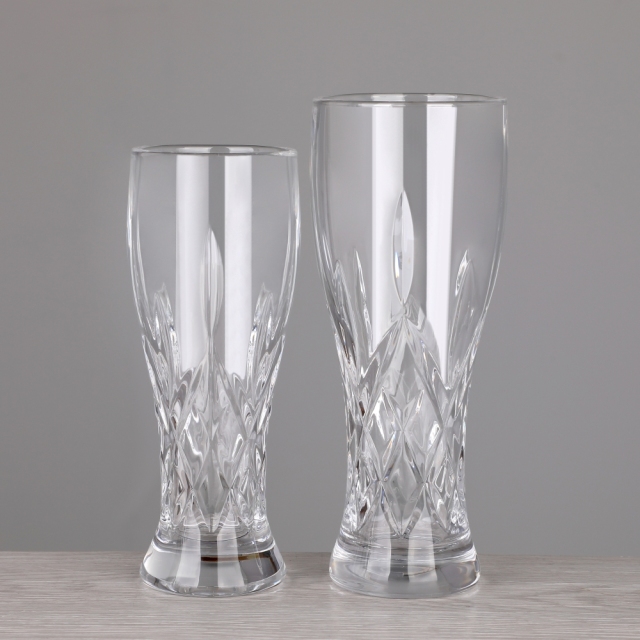 Wholesale Custom 10oz 15oz Premium Heavy Base Faceted Diamond-Pattern Clear Textured Pint Pilsner Beer Drinking Glasses,Оптовые поставки стеклянной посуды и производство индивидуальных свечных банок | Ruixin Glass,Wholesale Custom 10oz 15oz Premium Heavy Base Faceted Diamond-Pattern Clear Textured Pint Pilsner Beer Drinking Glasses