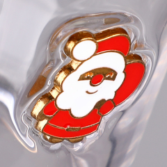 Enamel Cartoon Santa Claus