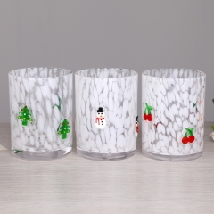 Wholesale Speckled Glass Crystal clear Customized Handmade Collins Highball Glass Tumbler Set 300ml,Wholesale Glassware & Custom Candle Jar Manufacturer | Ruixin Glass,Wholesale Speckled Glass Crystal clear Customized Handmade Collins Highball Glass Tumbler Set 300ml