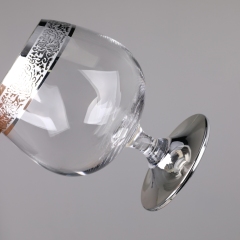 Silver Trim Platinum Rim Lead Free Crystal Champagne Flute Brandy Snifter Collins Old Fashioned Wine Glass Goblets Set,Großhandel Glaswaren & Hersteller von maßgefertigten Kerzengläsern | Ruixin Glass,Silver Trim Platinum Rim Lead Free Crystal Champagne Flute Brandy Snifter Collins Old Fashioned Wine Glass Goblets Set