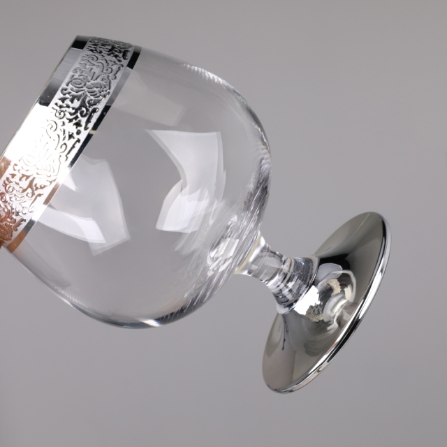 Silver Trim Platinum Rim Lead Free Crystal Champagne Flute Brandy Snifter Collins Old Fashioned Wine Glass Goblets Set,Großhandel Glaswaren & Hersteller von maßgefertigten Kerzengläsern | Ruixin Glass,Silver Trim Platinum Rim Lead Free Crystal Champagne Flute Brandy Snifter Collins Old Fashioned Wine Glass Goblets Set