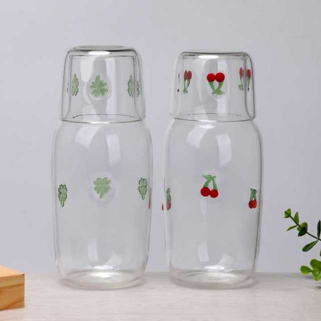 Icon Heat Cold Resistant Bedside Night Borosilicate Glass Juice Water Bottle Carafe En Verre Pitcher Jug Sets with Tumbler Cup,Grossiste en Verrerie & Fabricant de Bocaux à Bougies sur Mesure | Ruixin Glass,Icon Heat Cold Resistant Bedside Night Borosilicate Glass Juice Water Bottle Carafe En Verre Pitcher Jug Sets with Tumbler Cup