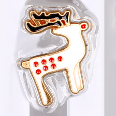 Enamel white deer