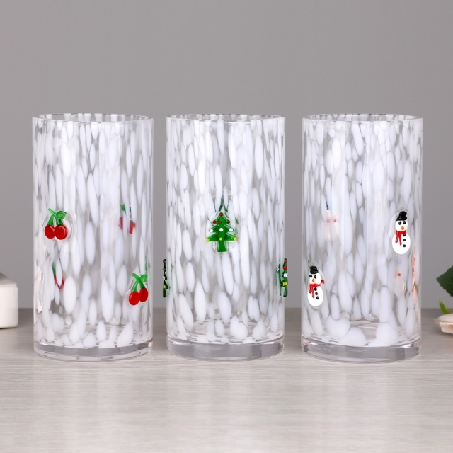 Wholesale Speckled Glass Crystal clear Customized Handmade Collins Highball Glass Tumbler Set 300ml,Wholesale Glassware & Custom Candle Jar Manufacturer | Ruixin Glass,Wholesale Speckled Glass Crystal clear Customized Handmade Collins Highball Glass Tumbler Set 300ml