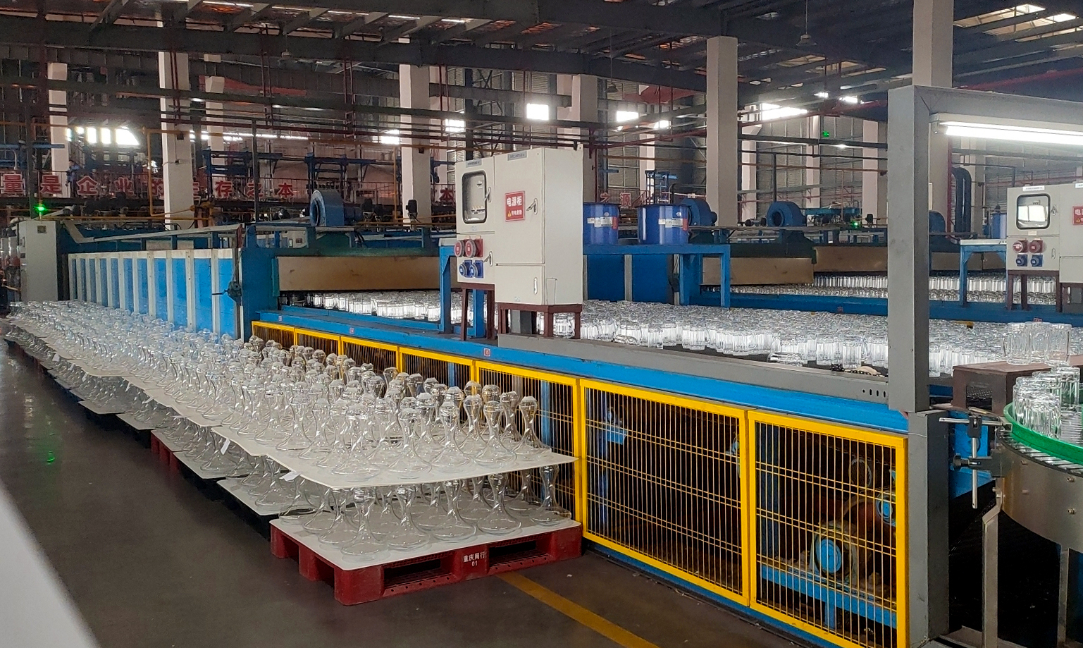 Automated Glassware Production Line