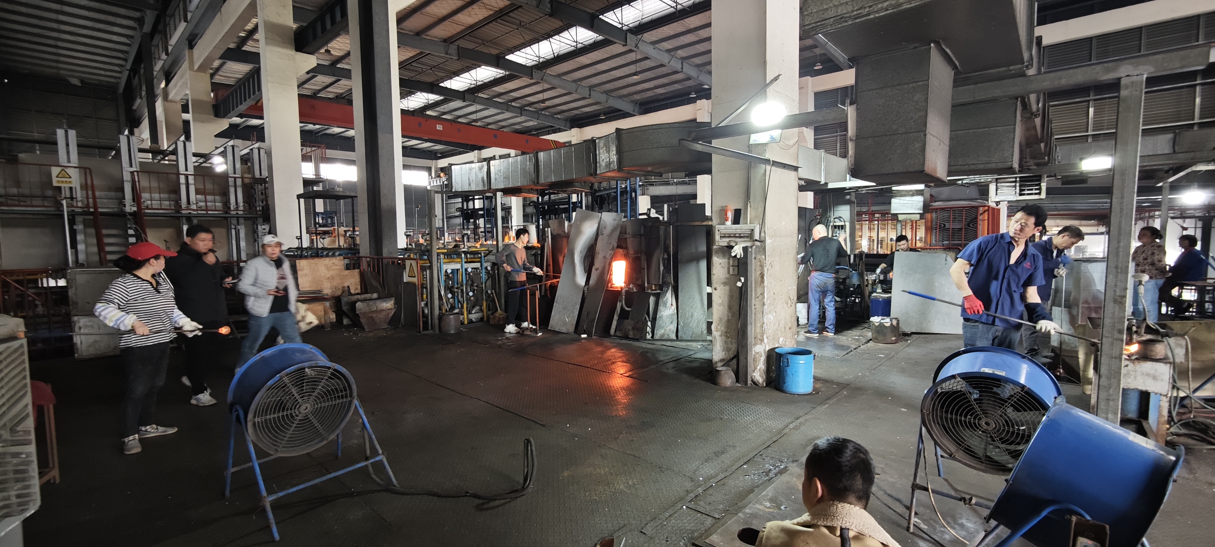 Hand Blown Glassware Production Line