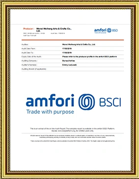 BSCI Certificate