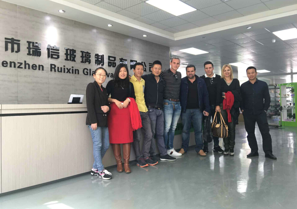 Successful business negotiation with a visiting partner