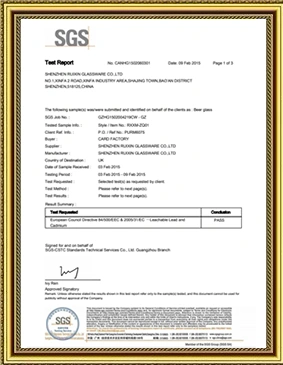 FDA Certificate