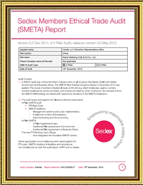 SEDEX Certificate