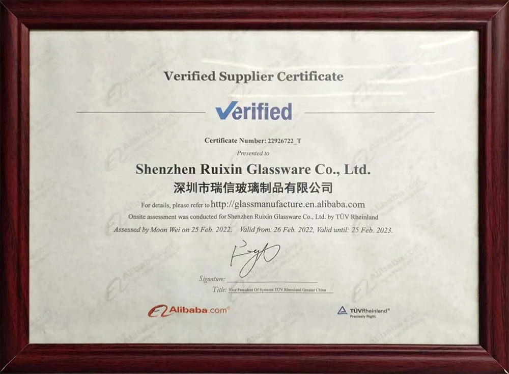 Verified Supplier Certificate
