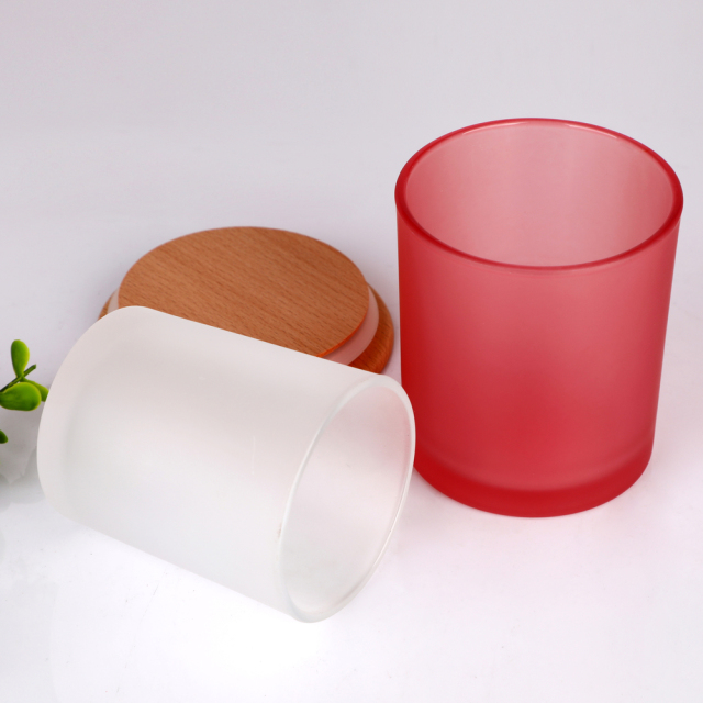 Wholesale Custom Logo Matte Frosted Glass Candle Jars Empty Votive Holder Bulk Set for Candle Making 300ml 210ml Luxury,Grossiste en Verrerie & Fabricant de Bocaux à Bougies sur Mesure | Ruixin Glass,Wholesale Custom Logo Matte Frosted Glass Candle Jars Empty Votive Holder Bulk Set for Candle Making 300ml 210ml Luxury