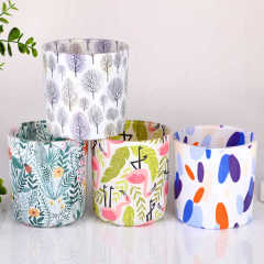Wholesale Custom Decal Printed Glass Candle Jar Tumbler 17oz Nordic Tropical Flamingo Floral Pattern Bulk Gift Set OEM,卸売ガラス製品＆カスタムキャンドルジャー製造メーカー | Ruixin Glass,Wholesale Custom Decal Printed Glass Candle Jar Tumbler 17oz Nordic Tropical Flamingo Floral Pattern Bulk Gift Set OEM