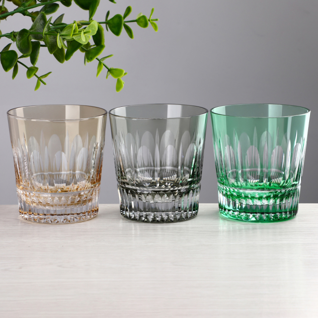 Wholesale Custom Logo Vintage Cut Crystal Whiskey Glass Tumbler 11oz Colored Heavy Base Rocks Glasses Gift Set Bulk,Grossiste en Verrerie & Fabricant de Bocaux à Bougies sur Mesure | Ruixin Glass,Wholesale Custom Logo Vintage Cut Crystal Whiskey Glass Tumbler 11oz Colored Heavy Base Rocks Glasses Gift Set Bulk