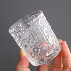 Wholesale Custom Logo 95ml Embossed Vintage Whiskey Taster Tumbler Manufacturer Heavy Base Promotional Gift Box Set,Оптовые поставки стеклянной посуды и производство индивидуальных свечных банок | Ruixin Glass,Wholesale Custom Logo 95ml Embossed Vintage Whiskey Taster Tumbler Manufacturer Heavy Base Promotional Gift Box Set