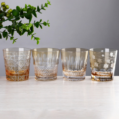 Wholesale Custom Logo Vintage Cut Crystal Whiskey Glass Tumbler 11oz Colored Heavy Base Rocks Glasses Gift Set Bulk,Grossiste en Verrerie & Fabricant de Bocaux à Bougies sur Mesure | Ruixin Glass,Wholesale Custom Logo Vintage Cut Crystal Whiskey Glass Tumbler 11oz Colored Heavy Base Rocks Glasses Gift Set Bulk