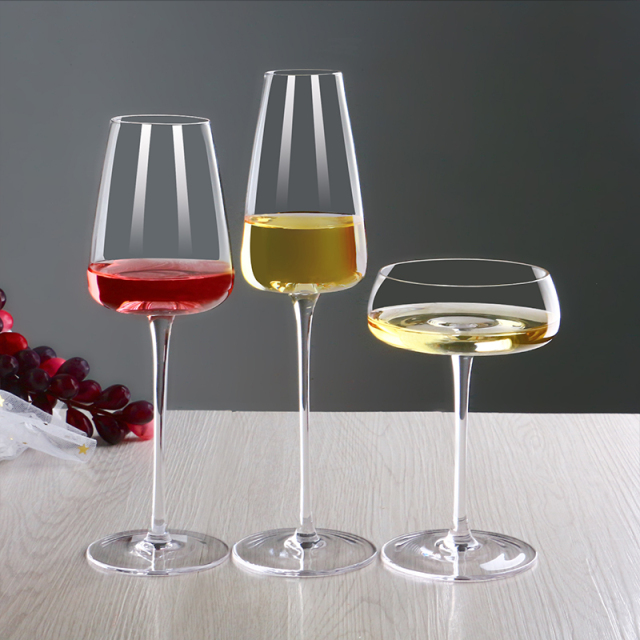 Handmade Flat Bottom clear Thin Stem Personalized Goblet champagne Glasses Flutes Custom Luxury Crystal Coupe Red Wine Glass,Оптовые поставки стеклянной посуды и производство индивидуальных свечных банок | Ruixin Glass,Handmade Flat Bottom clear Thin Stem Personalized Goblet champagne Glasses Flutes Custom Luxury Crystal Coupe Red Wine Glass