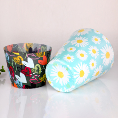 Wholesale Custom Pattern Printed Glass Candle Holder Set Daisy Heart Leaf Design Large Planter Vase Bulk OEM Logo 1430ml,Оптовые поставки стеклянной посуды и производство индивидуальных свечных банок | Ruixin Glass,Wholesale Custom Pattern Printed Glass Candle Holder Set Daisy Heart Leaf Design Large Planter Vase Bulk OEM Logo 1430ml