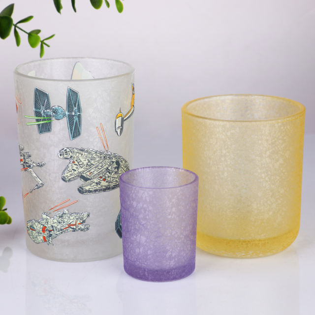 Custom Luxury Empty Glass Candle Jars Wholesale Bulk Floral Decal Gold Foil Printed Candle Vessels for Candle Making,Grossiste en Verrerie & Fabricant de Bocaux à Bougies sur Mesure | Ruixin Glass,Custom Luxury Empty Glass Candle Jars Wholesale Bulk Floral Decal Gold Foil Printed Candle Vessels for Candle Making