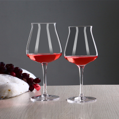Burgundy Hand Blown Drinkware Fine logo Personalized ultra Thin Fancy Custom Glass Luxury bar Crystal champagne Wine Glasses,卸売ガラス製品＆カスタムキャンドルジャー製造メーカー | Ruixin Glass,Burgundy Hand Blown Drinkware Fine logo Personalized ultra Thin Fancy Custom Glass Luxury bar Crystal champagne Wine Glasses