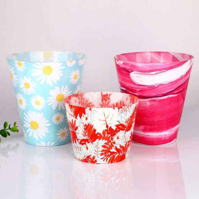 Wholesale Custom Pattern Printed Glass Candle Holder Set Daisy Heart Leaf Design Large Planter Vase Bulk OEM Logo 1430ml,Оптовые поставки стеклянной посуды и производство индивидуальных свечных банок | Ruixin Glass,Wholesale Custom Pattern Printed Glass Candle Holder Set Daisy Heart Leaf Design Large Planter Vase Bulk OEM Logo 1430ml