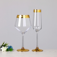 Custom Crystal Bohemia Wedding Wine Drinking Glasses with Stemless Gold Rim Wine Glass Cups Tumbler,Wholesale Glassware & Custom Candle Jar Manufacturer | Ruixin Glass,Custom Crystal Bohemia Wedding Wine Drinking Glasses with Stemless Gold Rim Wine Glass Cups Tumbler