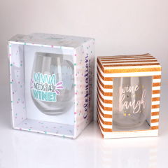 Wholesale Custom Logo Stemless Wine Glass Set With Gift Box Personalized Decal Printing Crystal Egg Cup Promotional Bulk,Оптовые поставки стеклянной посуды и производство индивидуальных свечных банок | Ruixin Glass,Wholesale Custom Logo Stemless Wine Glass Set With Gift Box Personalized Decal Printing Crystal Egg Cup Promotional Bulk
