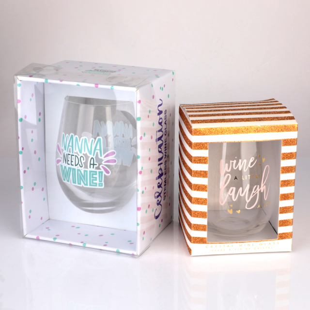 Wholesale Custom Logo Stemless Wine Glass Set With Gift Box Personalized Decal Printing Crystal Egg Cup Promotional Bulk,Оптовые поставки стеклянной посуды и производство индивидуальных свечных банок | Ruixin Glass,Wholesale Custom Logo Stemless Wine Glass Set With Gift Box Personalized Decal Printing Crystal Egg Cup Promotional Bulk