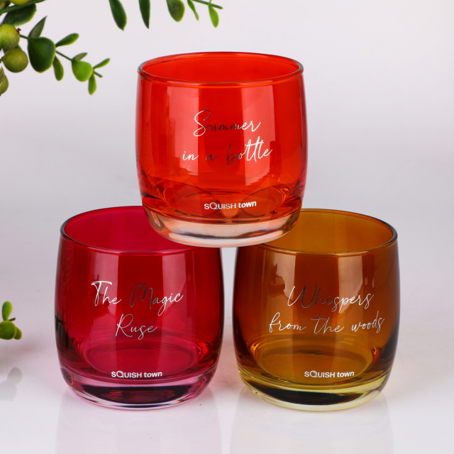 Wholesale Custom Logo 10oz Colored Glass Candle Jars Luxury Heavy Base Aromatherapy Vessel Bulk Private Label Supplier,Wholesale Glassware & Custom Candle Jar Manufacturer | Ruixin Glass,Wholesale Custom Logo 10oz Colored Glass Candle Jars Luxury Heavy Base Aromatherapy Vessel Bulk Private Label Supplier