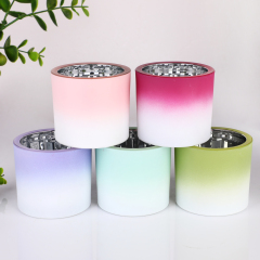 Wholesale Custom Gradient Matte Frosted Glass Candle Jar Electroplated Silver Inner Empty Vessel Luxury Candle Making,Wholesale Glassware & Custom Candle Jar Manufacturer | Ruixin Glass,Wholesale Custom Gradient Matte Frosted Glass Candle Jar Electroplated Silver Inner Empty Vessel Luxury Candle Making