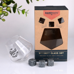 Wholesale Custom Logo Old Fashioned Whiskey Glass Set With Chilling Stones Luxury Gift Box Promotional Barware Tumbler,Оптовые поставки стеклянной посуды и производство индивидуальных свечных банок | Ruixin Glass,Wholesale Custom Logo Old Fashioned Whiskey Glass Set With Chilling Stones Luxury Gift Box Promotional Barware Tumbler
