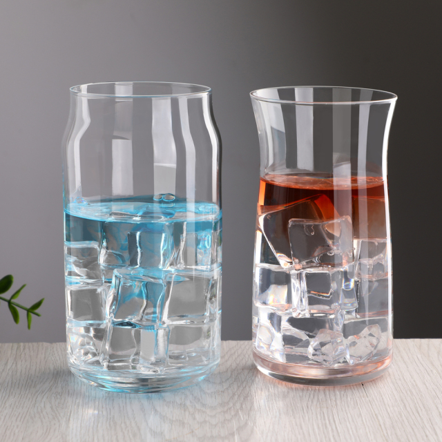 Wholesale Custom Logo 16oz Beer Can Glass Iced Coffee Tumbler with Bamboo Lid Reusable Drinkware Manufacturer for Bar,Wholesale Glassware & Custom Candle Jar Manufacturer | Ruixin Glass,Wholesale Custom Logo 16oz Beer Can Glass Iced Coffee Tumbler with Bamboo Lid Reusable Drinkware Manufacturer for Bar