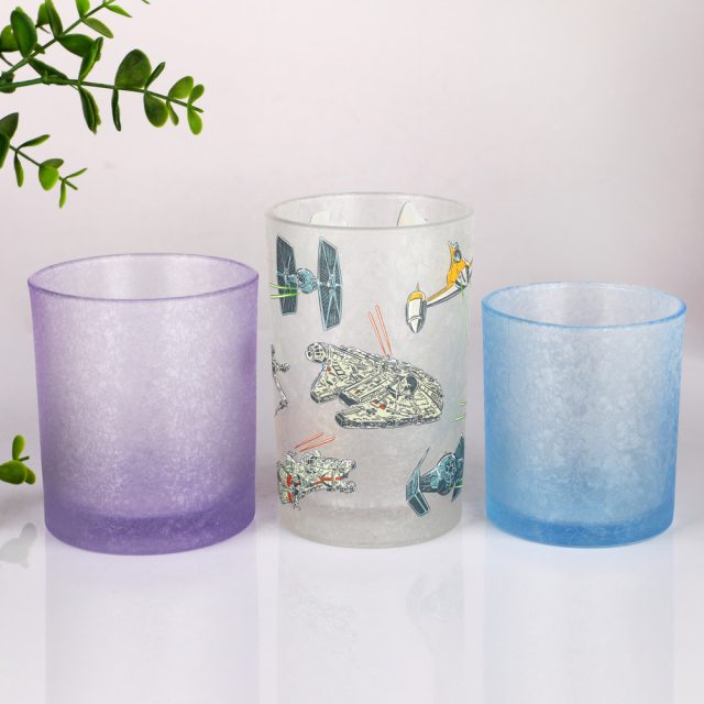 Custom Luxury Empty Glass Candle Jars Wholesale Bulk Floral Decal Gold Foil Printed Candle Vessels for Candle Making,Grossiste en Verrerie & Fabricant de Bocaux à Bougies sur Mesure | Ruixin Glass,Custom Luxury Empty Glass Candle Jars Wholesale Bulk Floral Decal Gold Foil Printed Candle Vessels for Candle Making