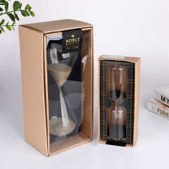 Wholesale Custom Logo Glass Hourglass Sand Timer Gift Box Set 30 Minute Sand Clock Office Decor Corporate Promotional,卸売ガラス製品＆カスタムキャンドルジャー製造メーカー | Ruixin Glass,Wholesale Custom Logo Glass Hourglass Sand Timer Gift Box Set 30 Minute Sand Clock Office Decor Corporate Promotional
