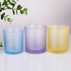 Custom Luxury Empty Glass Candle Jars Wholesale Bulk Floral Decal Gold Foil Printed Candle Vessels for Candle Making,Grossiste en Verrerie & Fabricant de Bocaux à Bougies sur Mesure | Ruixin Glass,Custom Luxury Empty Glass Candle Jars Wholesale Bulk Floral Decal Gold Foil Printed Candle Vessels for Candle Making