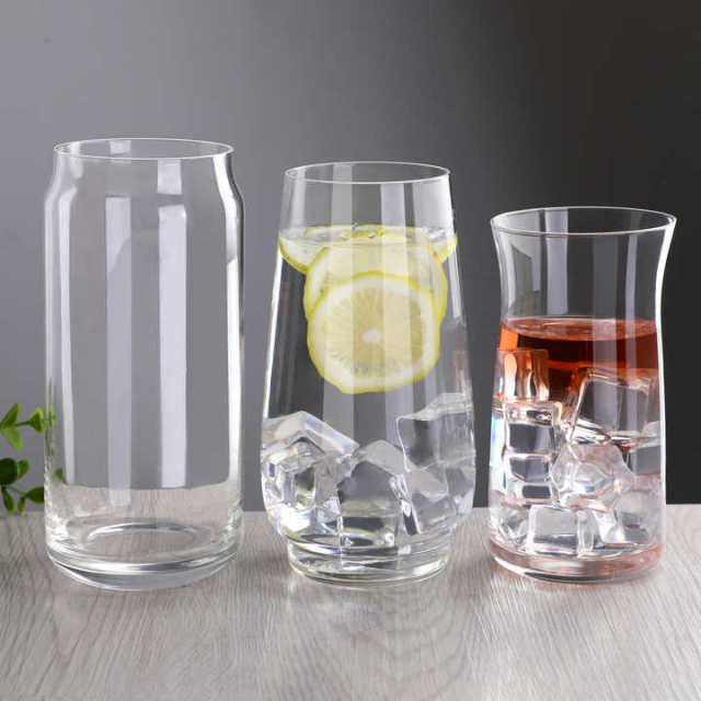 Wholesale Custom Logo 16oz Beer Can Glass Iced Coffee Tumbler with Bamboo Lid Reusable Drinkware Manufacturer for Bar,Wholesale Glassware & Custom Candle Jar Manufacturer | Ruixin Glass,Wholesale Custom Logo 16oz Beer Can Glass Iced Coffee Tumbler with Bamboo Lid Reusable Drinkware Manufacturer for Bar