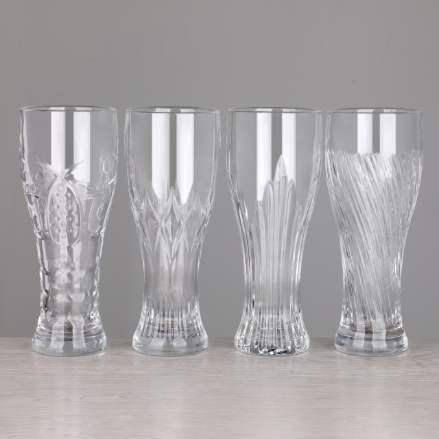 Wholesale Custom 10oz 15oz Premium Heavy Base Faceted Diamond-Pattern Clear Textured Pint Pilsner Beer Drinking Glasses,Оптовые поставки стеклянной посуды и производство индивидуальных свечных банок | Ruixin Glass,Wholesale Custom 10oz 15oz Premium Heavy Base Faceted Diamond-Pattern Clear Textured Pint Pilsner Beer Drinking Glasses
